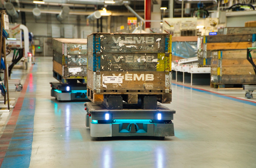 FORVIA aumenta la produttività della logistica con una flotta di robot MiR 